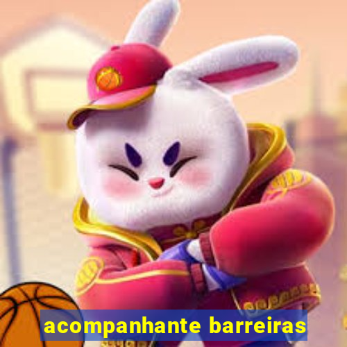 acompanhante barreiras